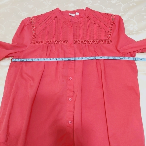 GAP Coral Lace Blouse - Picture 8 of 9